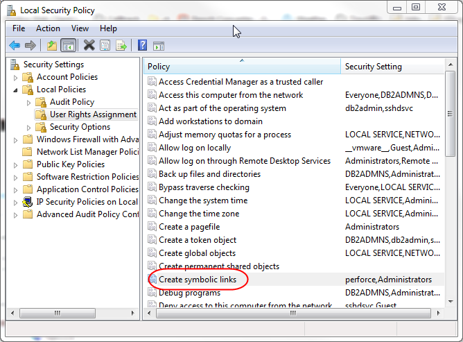 Enabling Symlinks on Windows