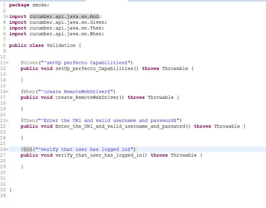 Add a JUnit framework to a Selenium mobile project