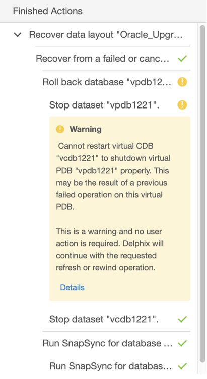 Using Self Service Container Bookmarks to move Oracle Databases up and ...