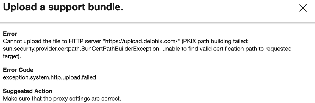 PKIX Path Building Failed Message When Attempting to Upload Support ...