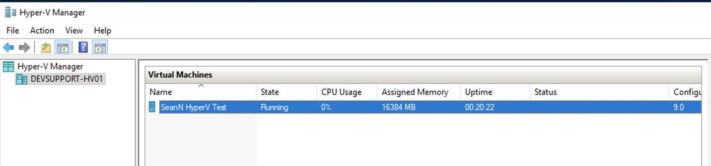 Generating a Non-Maskable Interrupt (NMI) in Hyper-V (KBA6342)