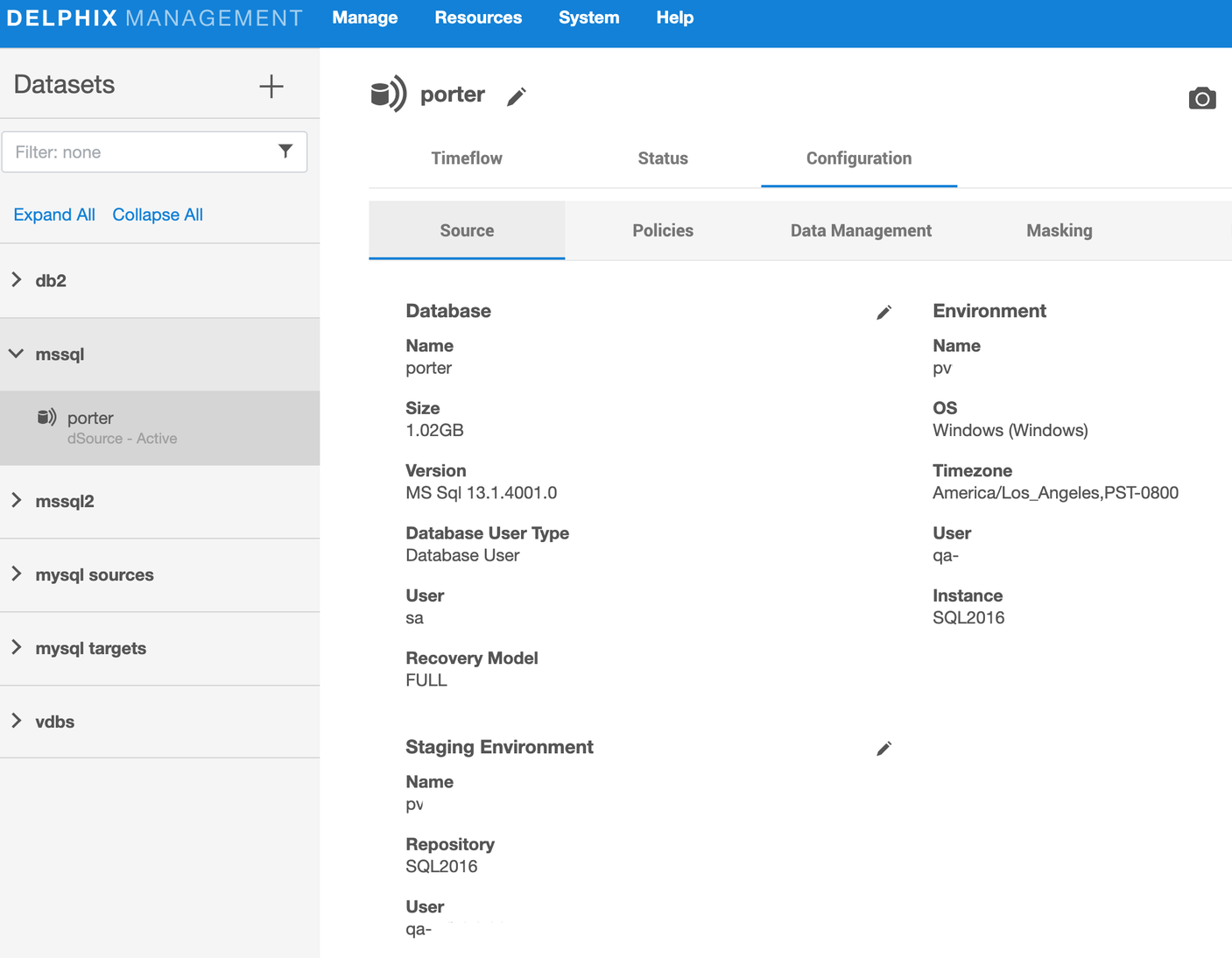 How to Locate the MSSQL Dataset Based on Staging Database Identifier ...