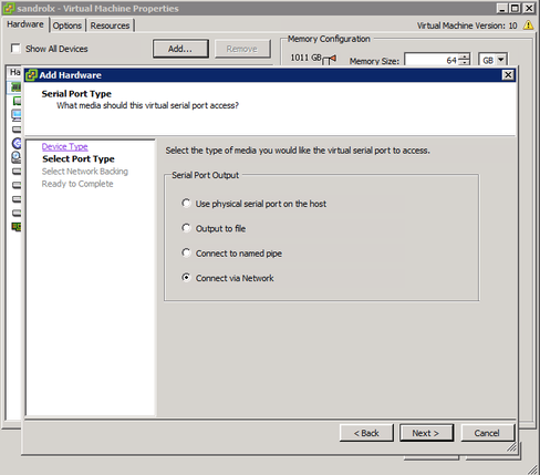 How to Configure VM Serial Port in VMware to Facilitate Engine ...