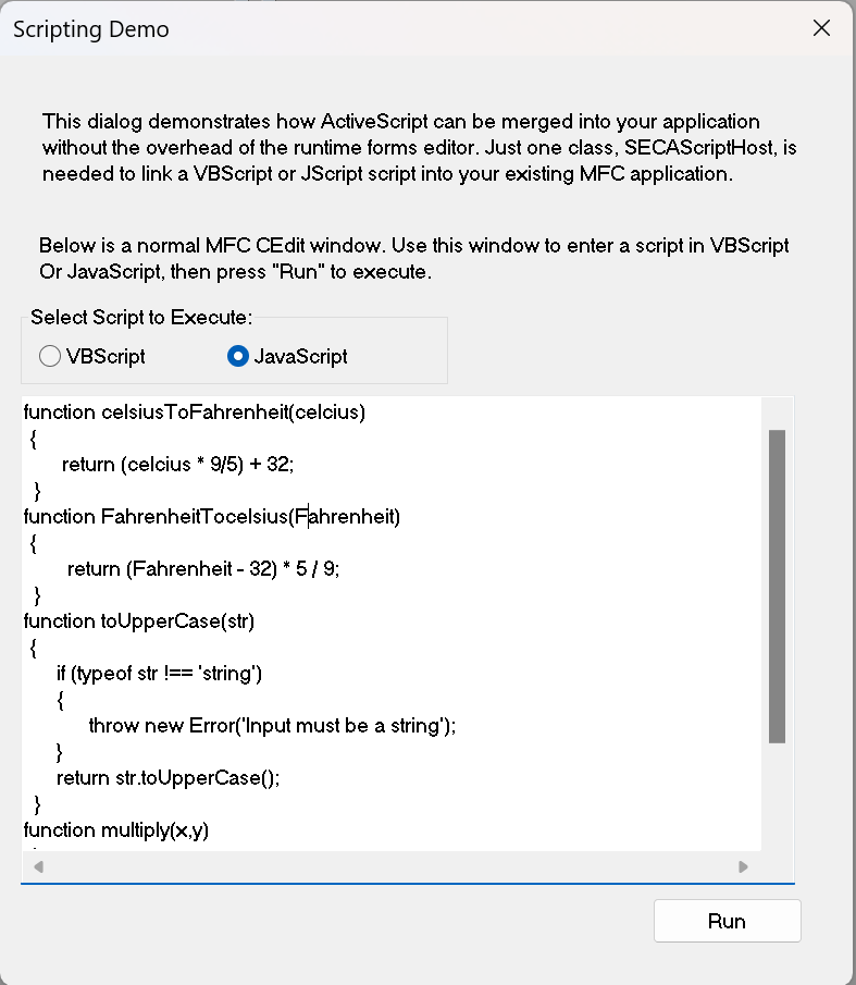 How to Run Javascript code from SECAScriptHost classes in Objective ...