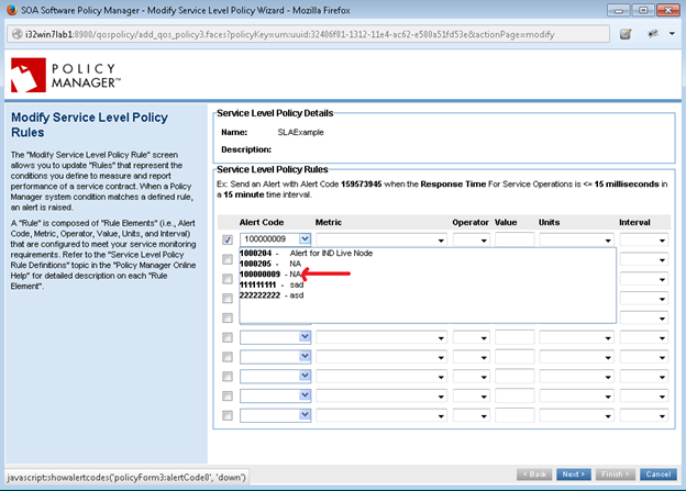 Akana: Creating custom alert code for SLA policy