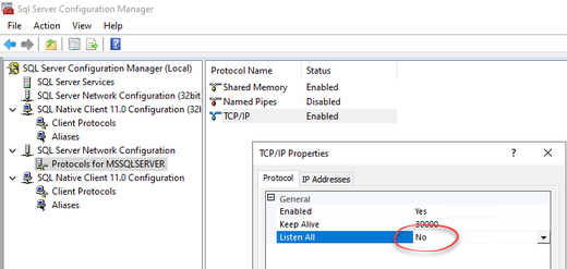 Discovering SQL Server standalone instances with multiple IP addresses ...